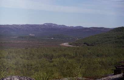 Krajobrazy z drogi Kirkenes -> Grense Jakobselv